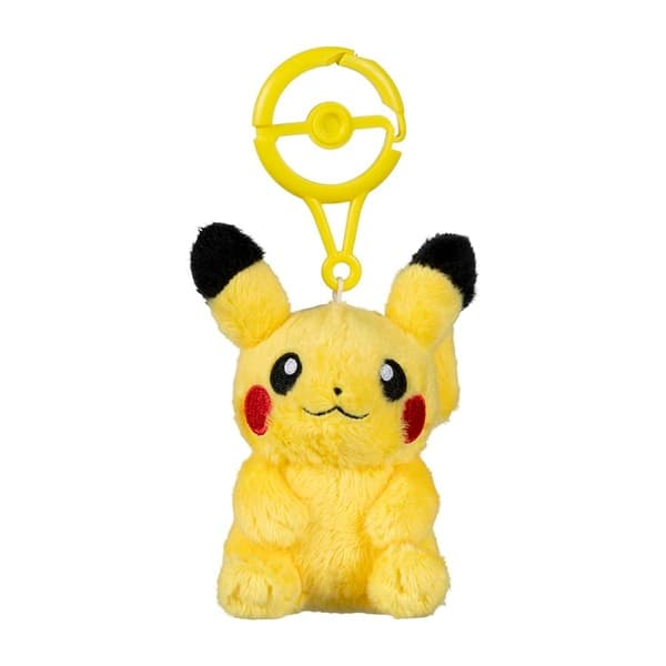 Pokémon: Pikachu (Adventure Partners) - Pokémon Center Plush Keychain / Nøglering 8cm