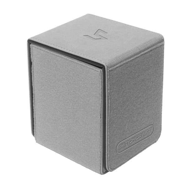 Deck Box - Alcove Flip Box (Leatherette): Patchcraft: Gray - Ultra Pro #16641