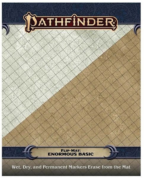 GameMastery Flip-Mat: Enormous Basic - Tabletop Måtte (30"x46" Gaming Mat) - D&D & Pathfinder - #PZO30119