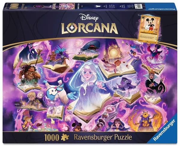 Disney Lorcana: Glimmers of the Realm: Amethyst - Jigsaw Puzzle (1000 Pieces)
