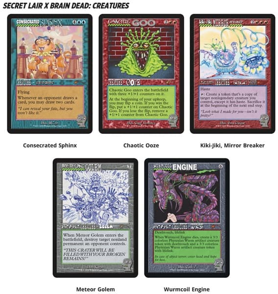 Secret Lair Drop Series (2024): Inside An Elevator Superdrop: Secret Lair x Brain Dead: Creatures (Regular)