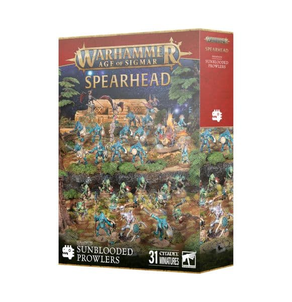 Spearhead: Seraphon: Sunblooded Prowlers - Begynderbox - 99120208046