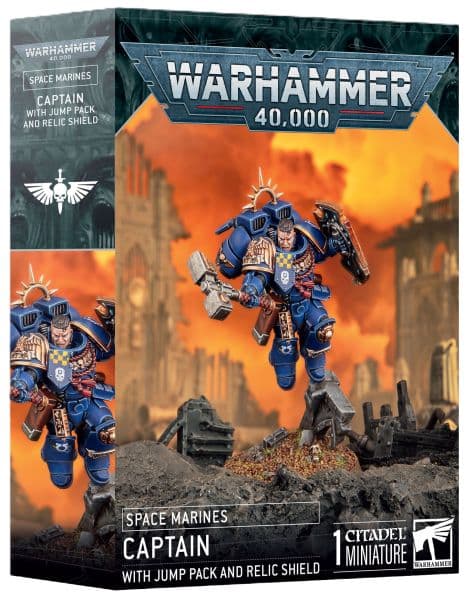 Space Marines - Captain with Jump Pack and Relic Shield - 99120101492