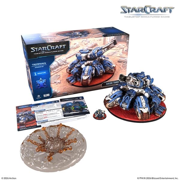 StarCraft: The Miniatures Game - Terran: Siege Tank - Expansion Set