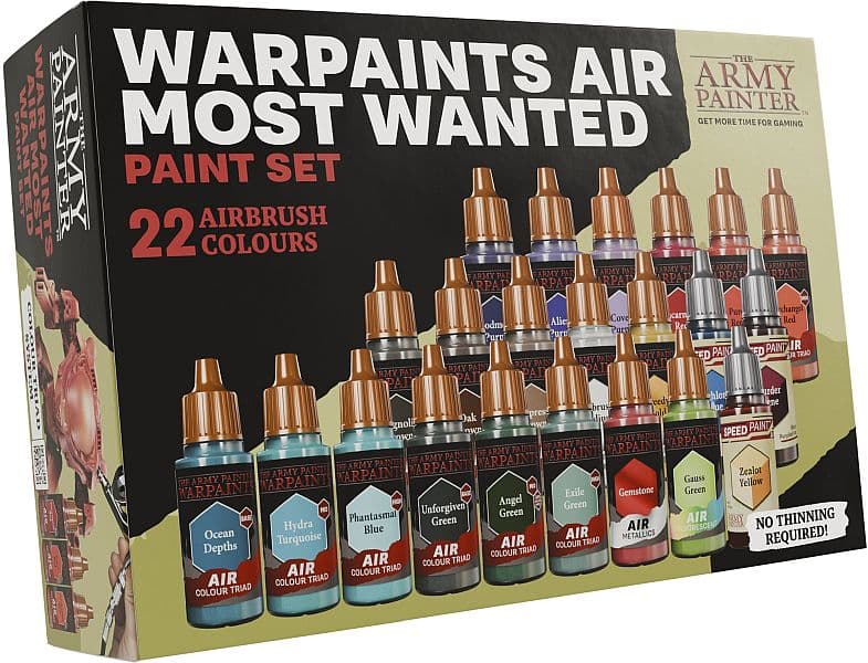 Army Painter - Warpaints Air Most Wanted Paint Set - AW8004