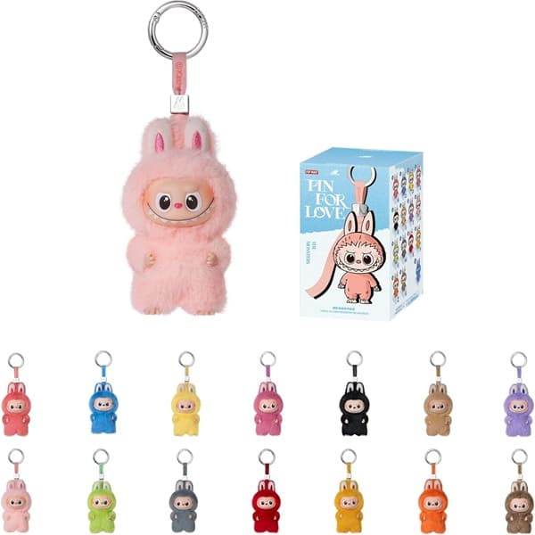 Labubu: The Monsters - V4B: Pin For Love (N-Z) - Vinyl Plush Doll Pendant Blindbox