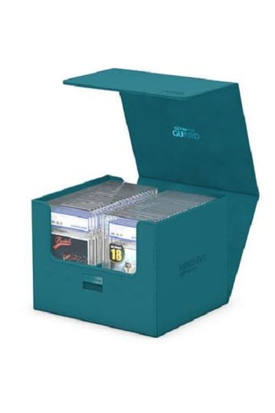Ultimate Guard Minthive Deck Case (Deck Box) 30+ XenoSkin Petrol (Petroleumsblå) Holder 30+ gradede kort
