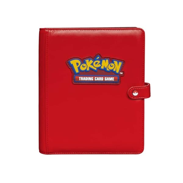Mappe - Pokemon - Premium Snap Binder: Red 4-Pocket (Holder 160 kort) Ultra Pro #16519