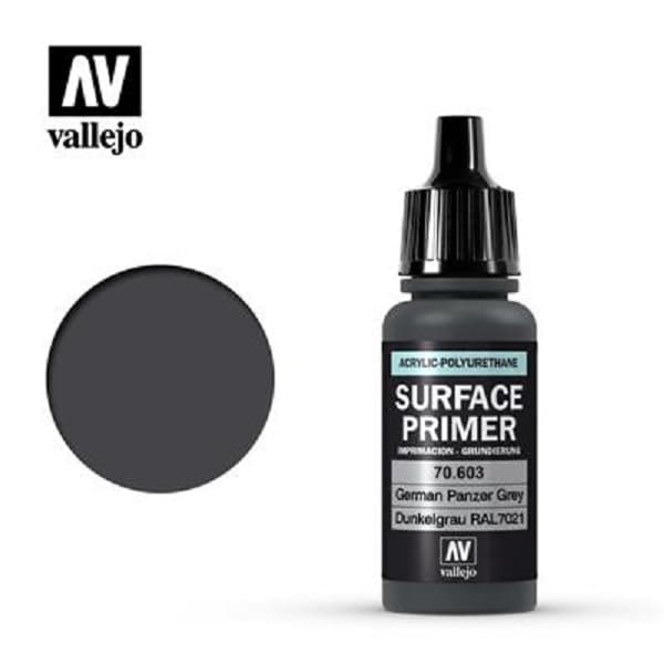 Vallejo - Primer (Acrylic-Polyurethane): German Panzer Grey RAL7021 (17 ml)