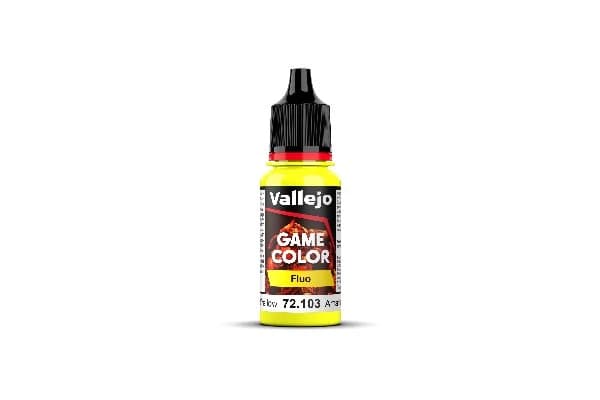 Vallejo Maling - Game Color: Fluo Yellow - 17ml