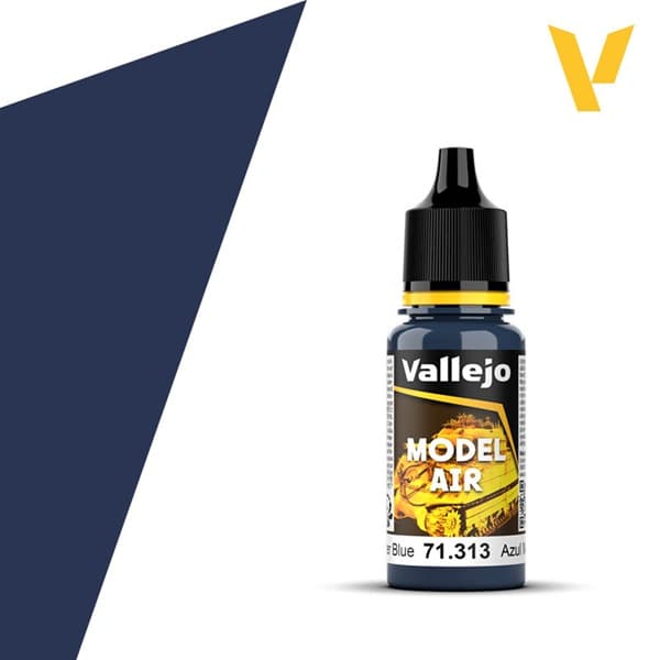 Vallejo Maling - Model Air: Dark Mediterranean Blue - 17ml