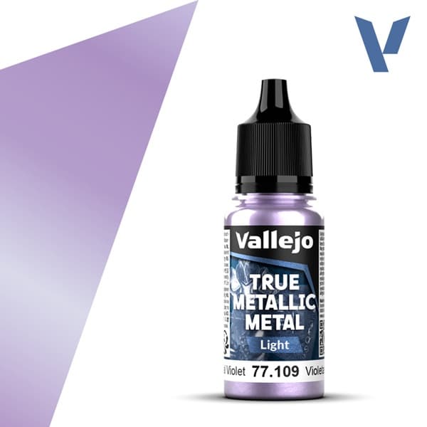Vallejo Maling - True Metallic Metal: Light - Celestial Violet - 18ml