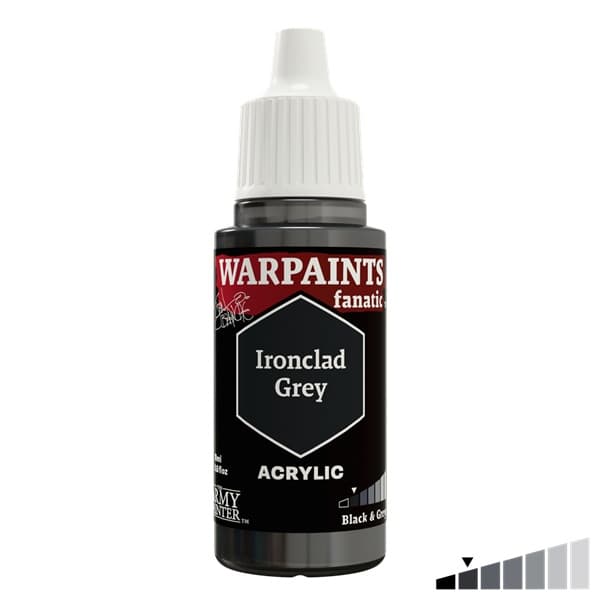 Army Painter Warpaints: Masterclass: John Blanche - Fanatic: Acrylics - Ironclad Grey - WP4002