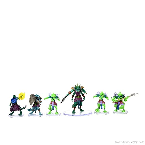 D&D - Fantasy Miniatures - Icons of the Realms: Monster Warbands - Sahuagin Warband