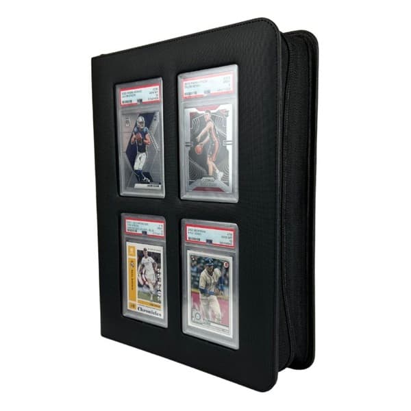 Evoretro - Premium Card Slab Binder with Window - Black