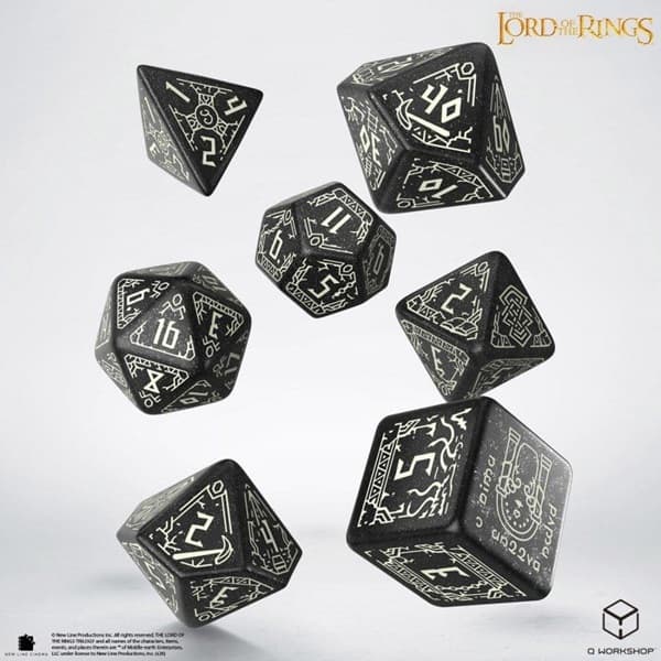 Dice - Terningesæt - 7 terninger - The Lord of the Rings: Moria