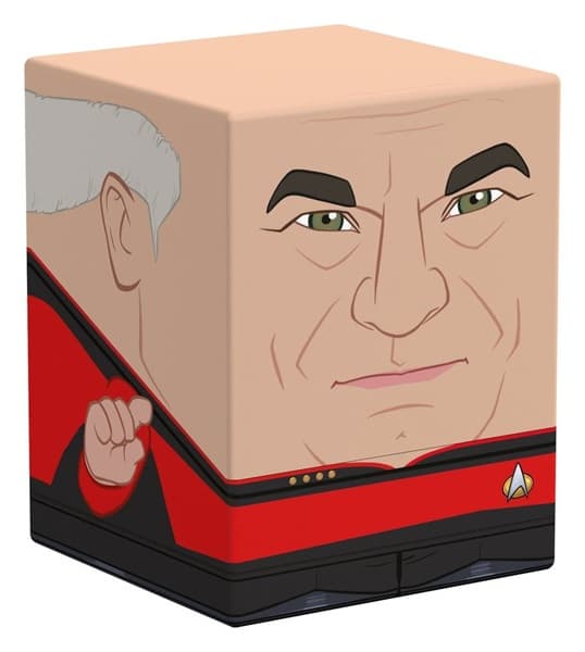 Ultimate Guard Squaroes Boulder Deck Case (Deck Box) 100+ Standard Size: Star Trek: The Next Generation - Captain Picard