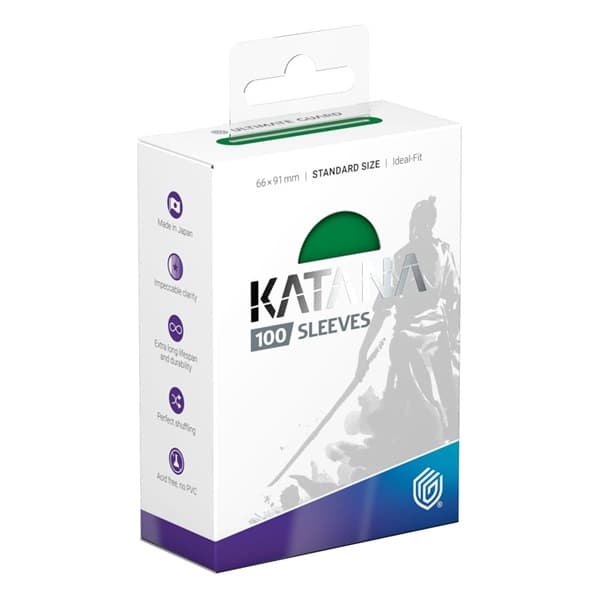 Ultimate Guard - Katana Sleeves (Kortlommer) - Standard Size Jade Garden (100 Sleeves)