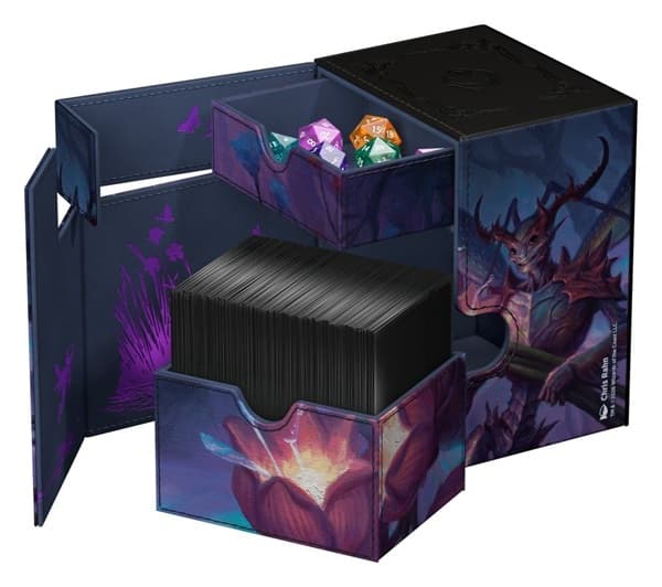 Ultimate Guard Flip'n'Tray Deck Case (Deck Box) 133+ Standard Size XenoSkin Squaroes: Magic: The Gathering - Lorwyn Eclipsed: Bitterbloom Bearer