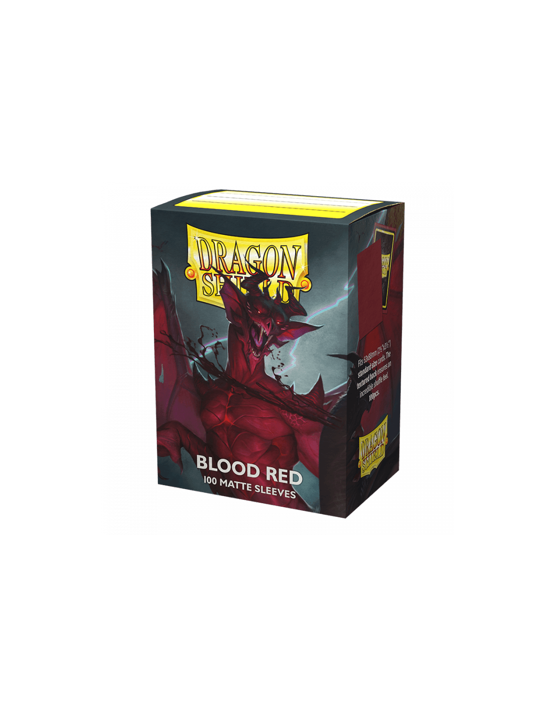 Matte Dragon Shield - 100 stk - Plastiklommer - Sleeves