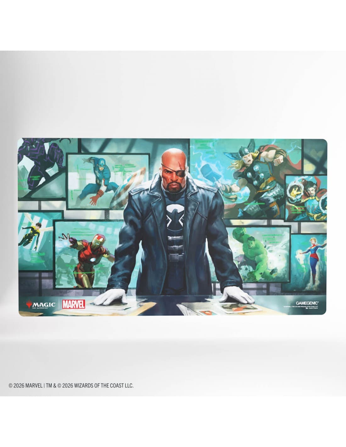 Director Nick Fury - Marvel Super Heroes - Prime Playmat 2 mm - Magic the Gathering - GameGenic