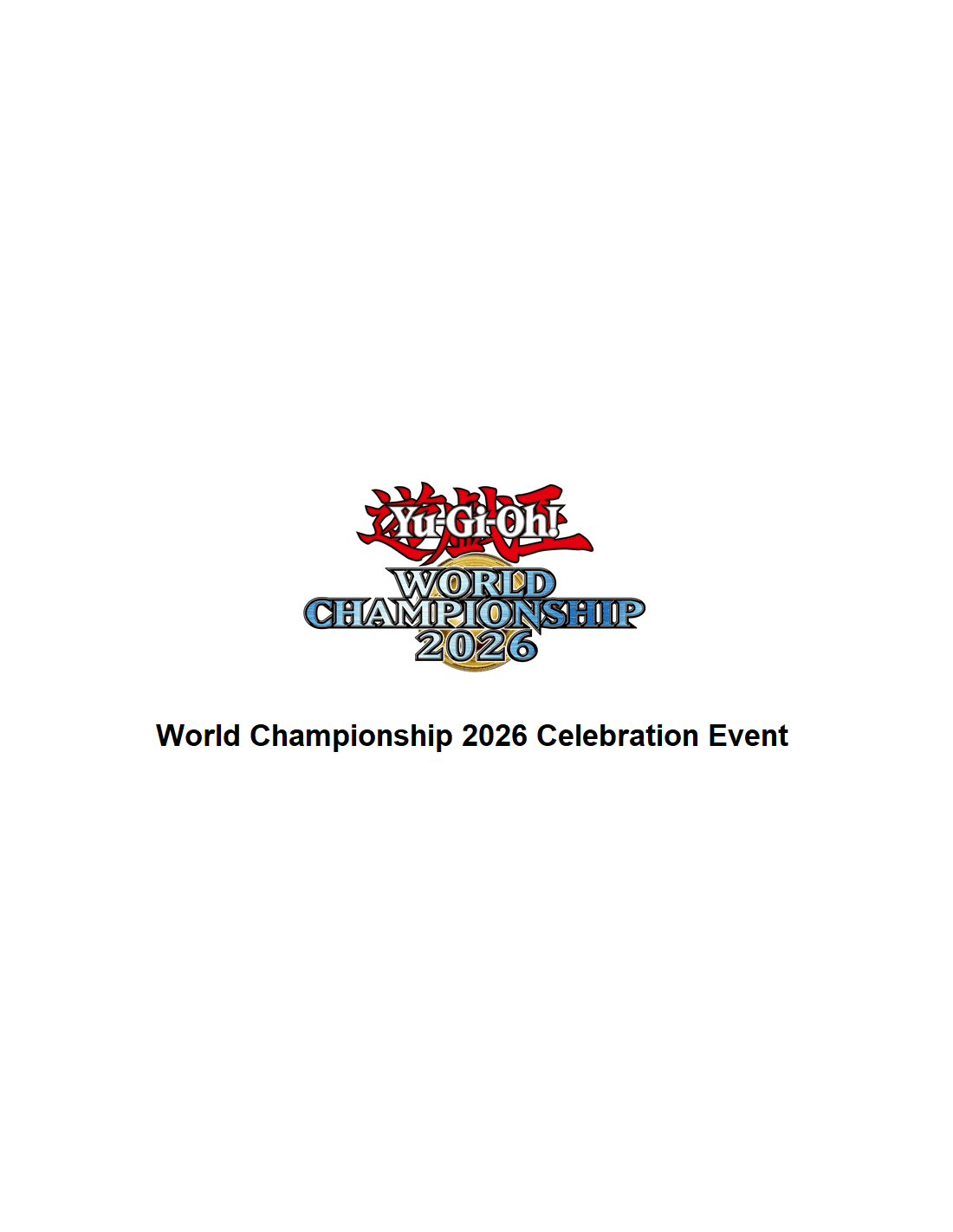 WORLD CHAMPIONSHIP 2026 - OTS Celebration - 29. August 2026 - Billet